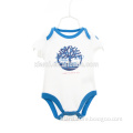 high level price cutting pure white cool logo pattern premature baby clothing